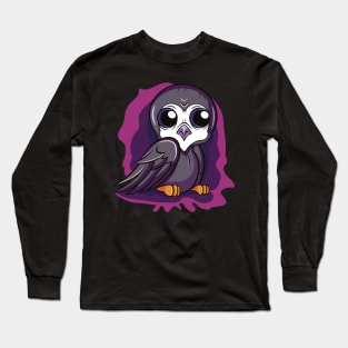 Cute Crow Long Sleeve T-Shirt